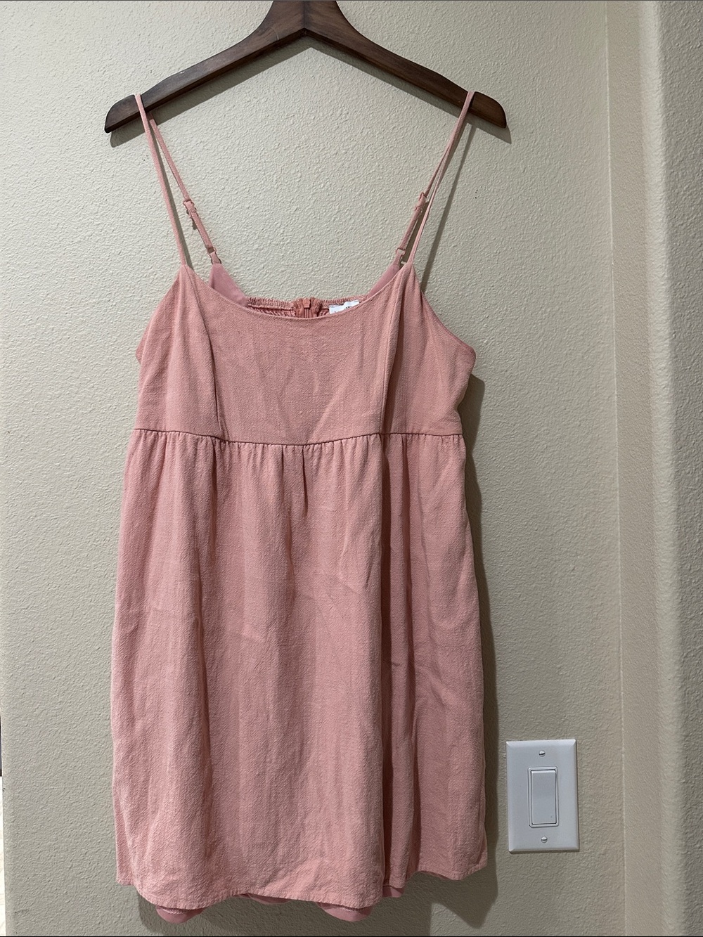 La Hearts Blush Pink Spaghetti-Strap Mini Dress